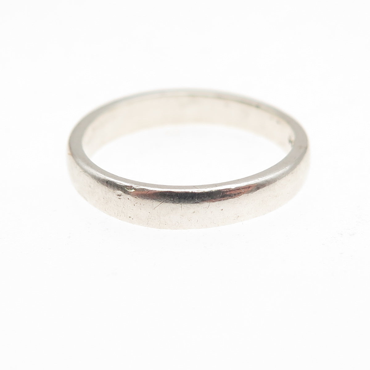 925 Sterling Silver Vintage Classic Wedding Band Ring Size 5
