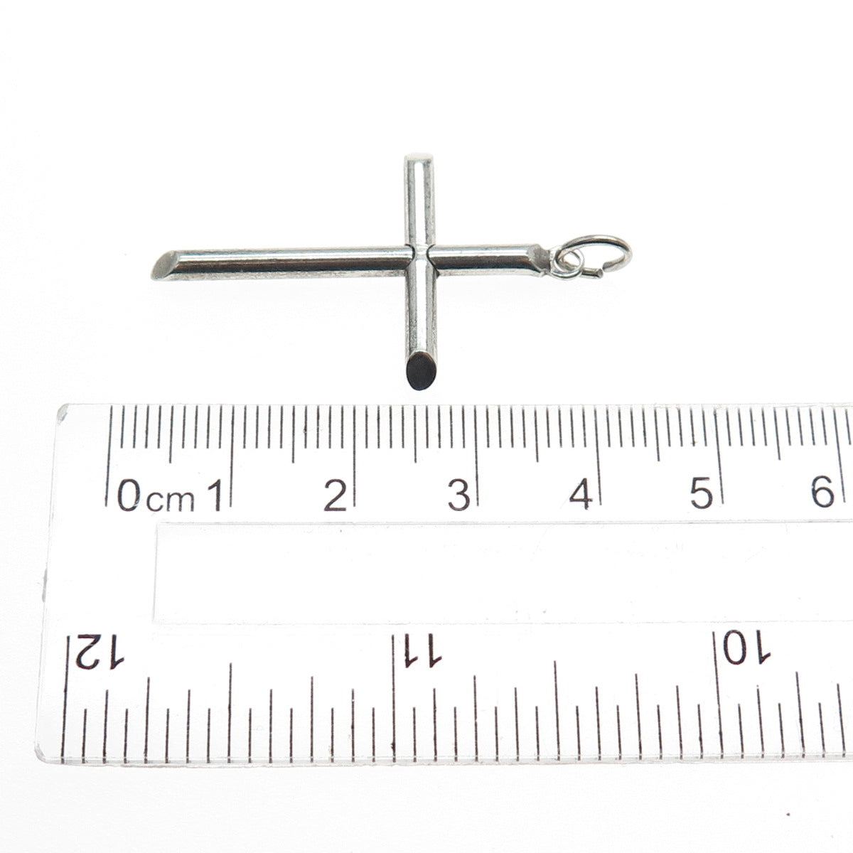 PPC Princess Pride 925 Sterling Silver Vintage Cross Charm Pendant