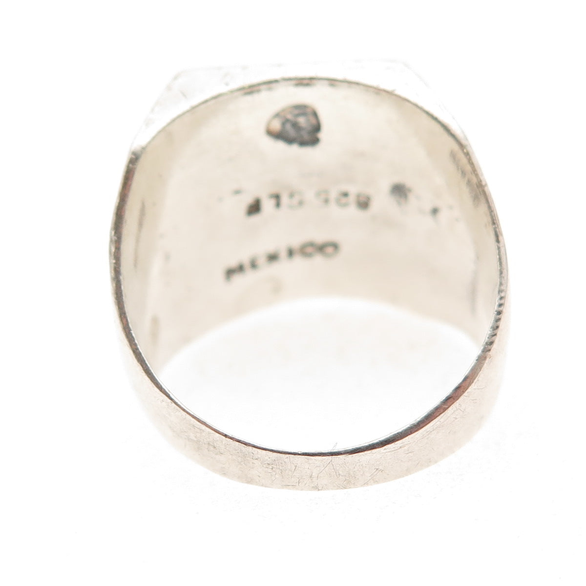 925 Sterling Silver Vintage Mexico Adam & Eve Garden of Eden Ring Size 10