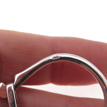 925 Sterling Silver Vintage Key Chain Ring Holder