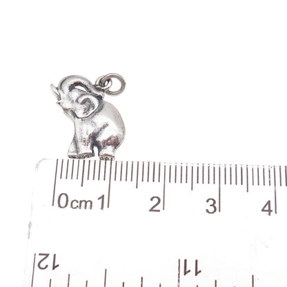 Georg Jensen 925S Sterling Silver Vintage Denmark Elephant Charm Pendant