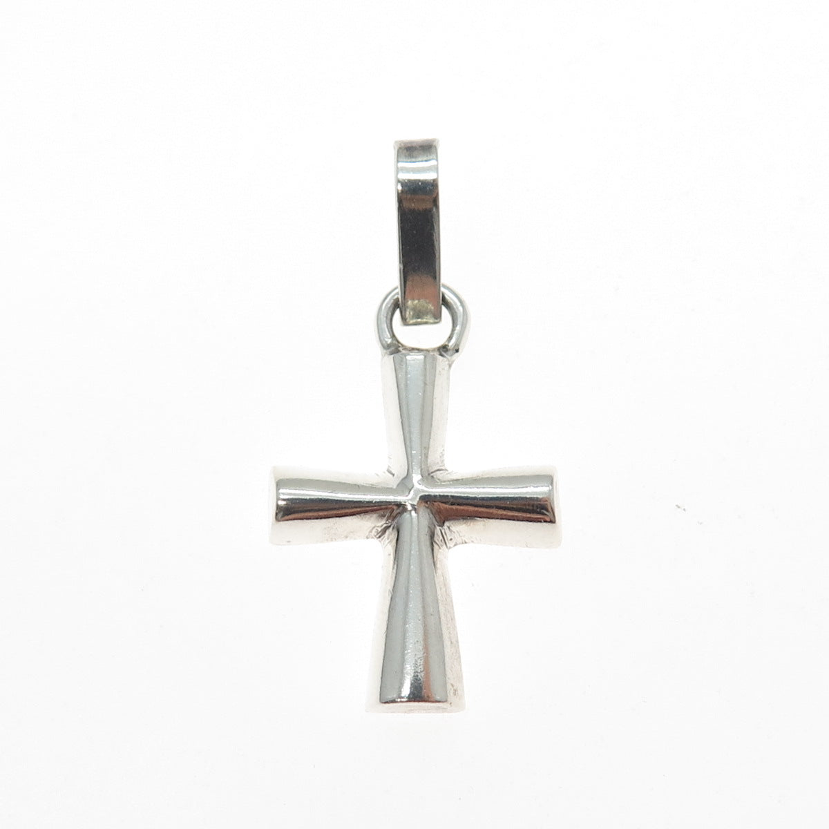 925 Sterling Silver Vintage Cross Religious Charm Pendant