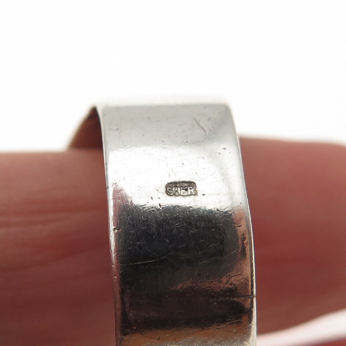 925 Sterling Silver Vintage Coat of Arms of Poland Signet Ring Size 11.5
