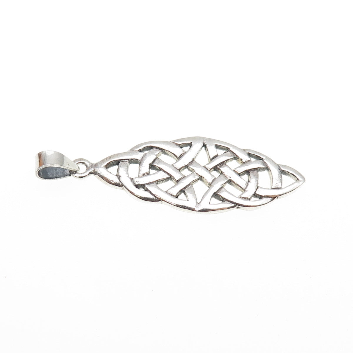 925 Sterling Silver Vintage Celtic Knot Charm Pendant