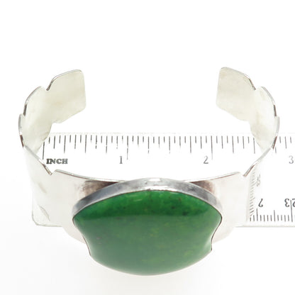 JAY KING DESERT ROSE 925 Sterling Silver Vintage Real Turquoise Bracelet 7.5"