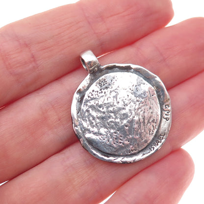 Didae 925 Sterling Silver Vintage Israel Roman Coin Charm Pendant