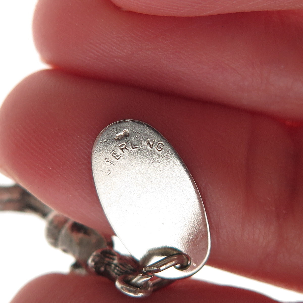 Maisels Indian Sterling Silver Vintage Carson City Skier 3D Mini Charm Pendant