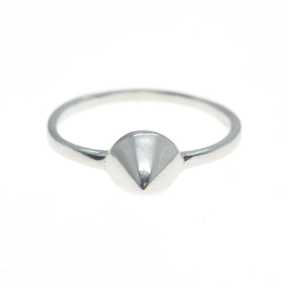 925 Sterling Silver Cone / Arrowhead Ring Size 6.5