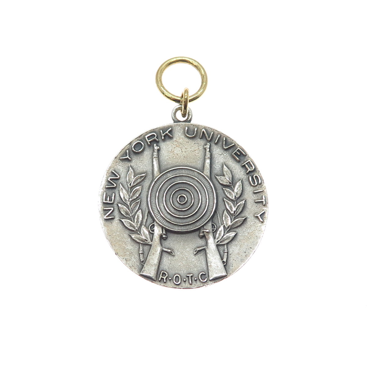 BALFOUR 925 Sterling Antique 1941 NYU Reserve Officers' Training Corps Pendant
