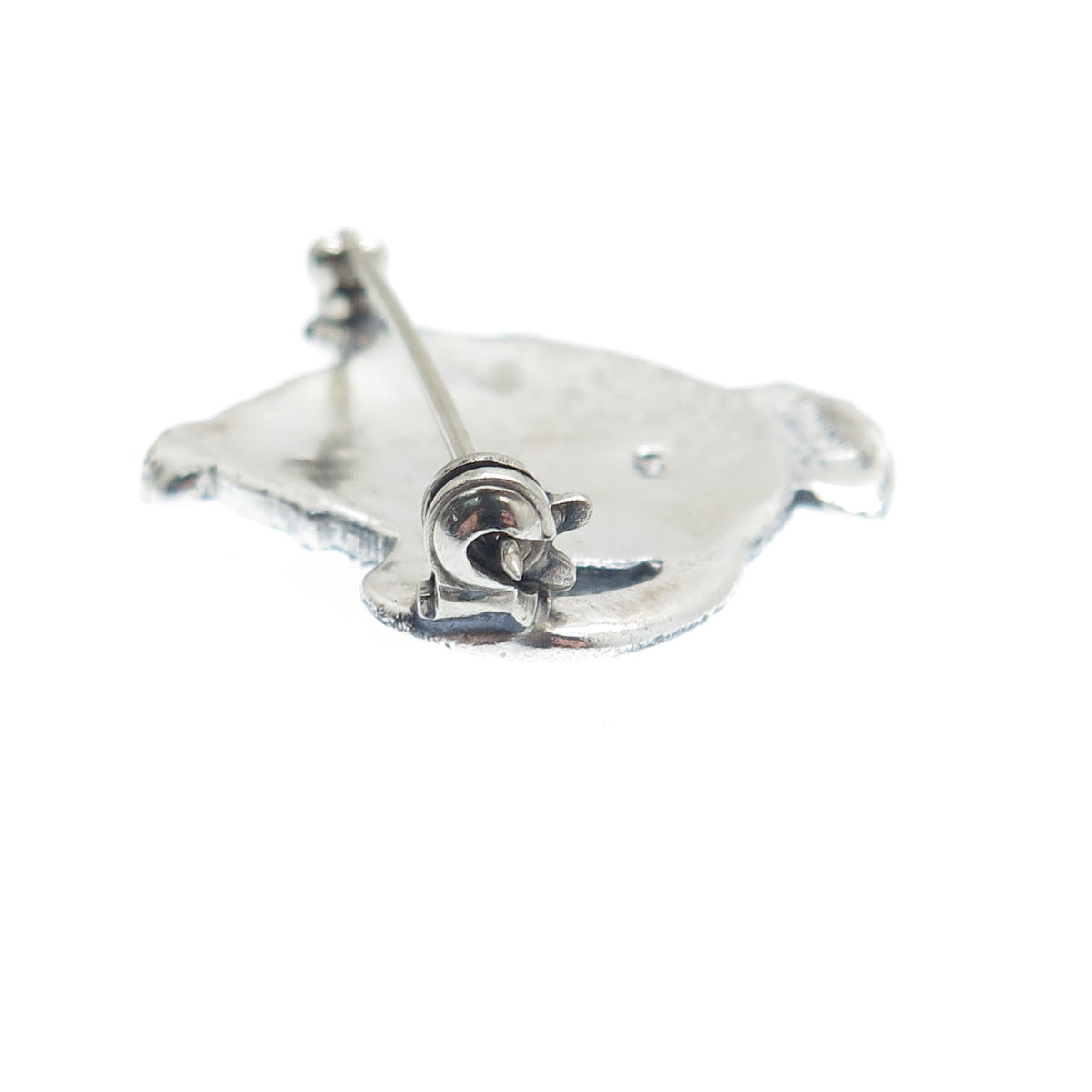 MARY ENGELBREIT 925 Sterling Silver Vintage Teapot Oxidized Pin Brooch