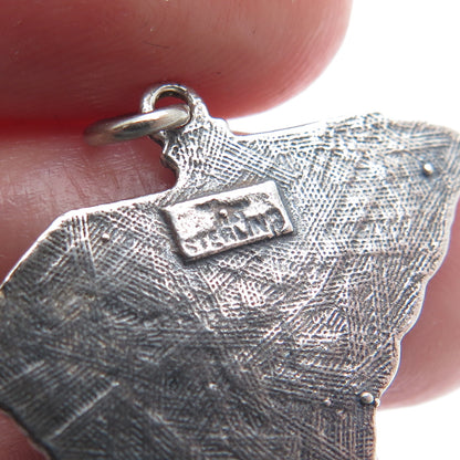 BELL TRADING POST 925 Sterling Silver Vintage South Carolina State Charm Pendant