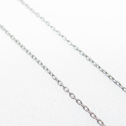 KARIZIA SPA KA-1772 925 Sterling Silver Italy Cable Chain Necklace 18"