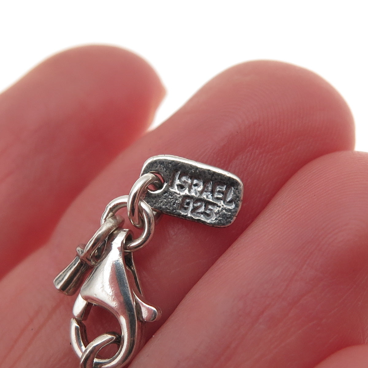 Didae 925 Sterling Silver Vintage Israel Lobster Lock Bracelet / Necklace Ends