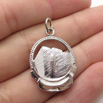 925 Sterling Silver Vintage "Sheraton Mt Royal, Montreal" Charm Pendant