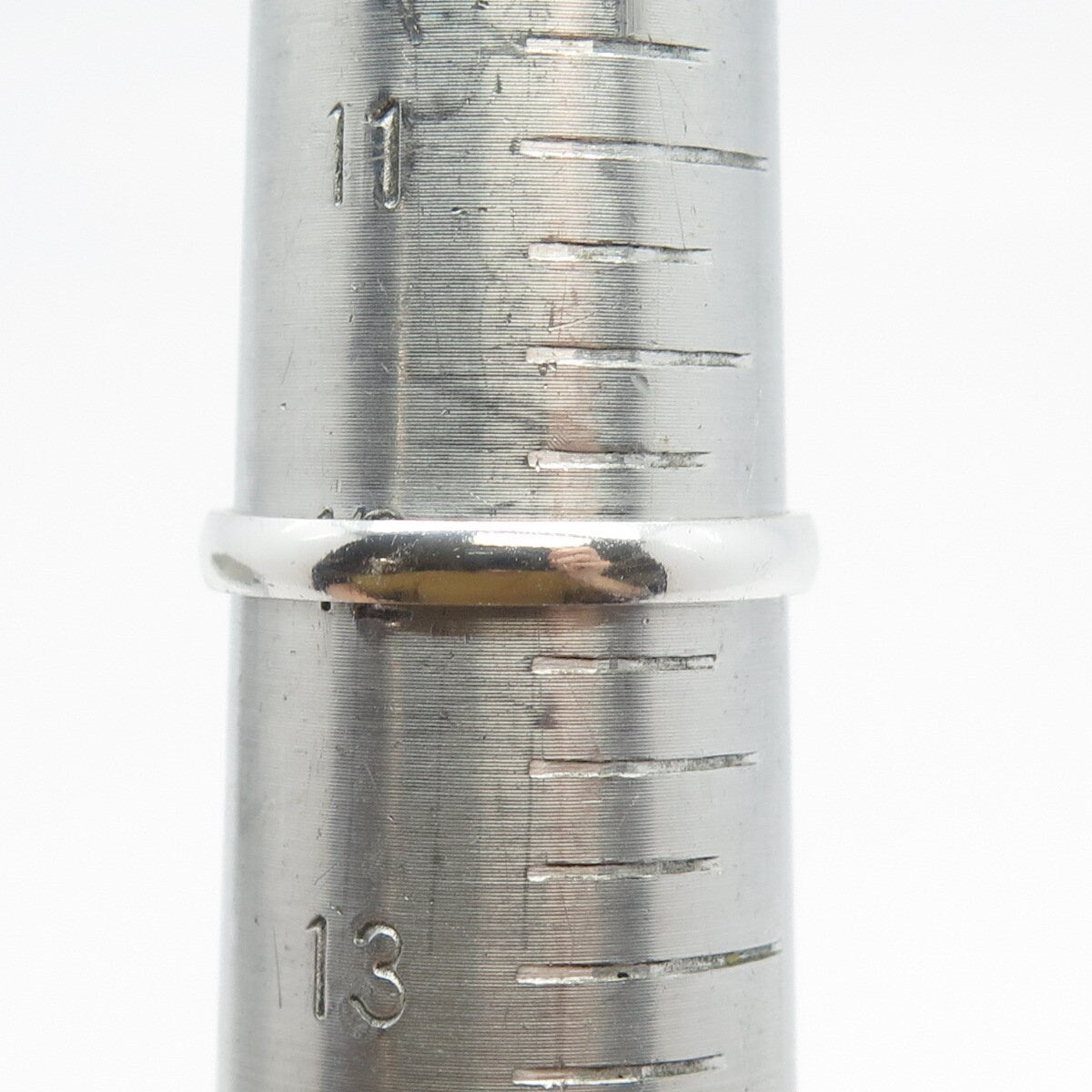 925 Sterling Silver Vintage Classic Band Ring Size 12.25