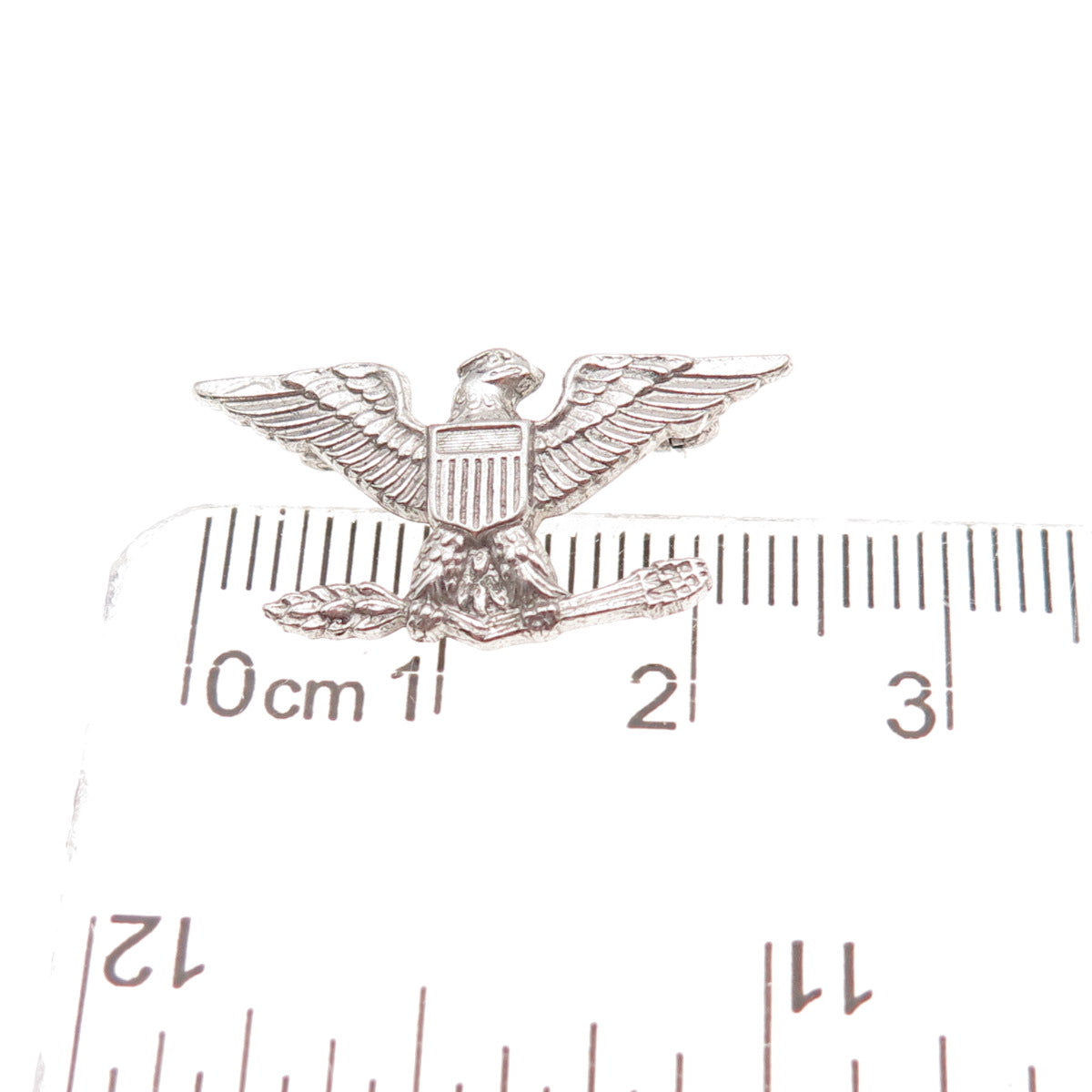 Amico 925 Sterling Silver Antique WWII US Army Air Force Colonel Pin Brooch