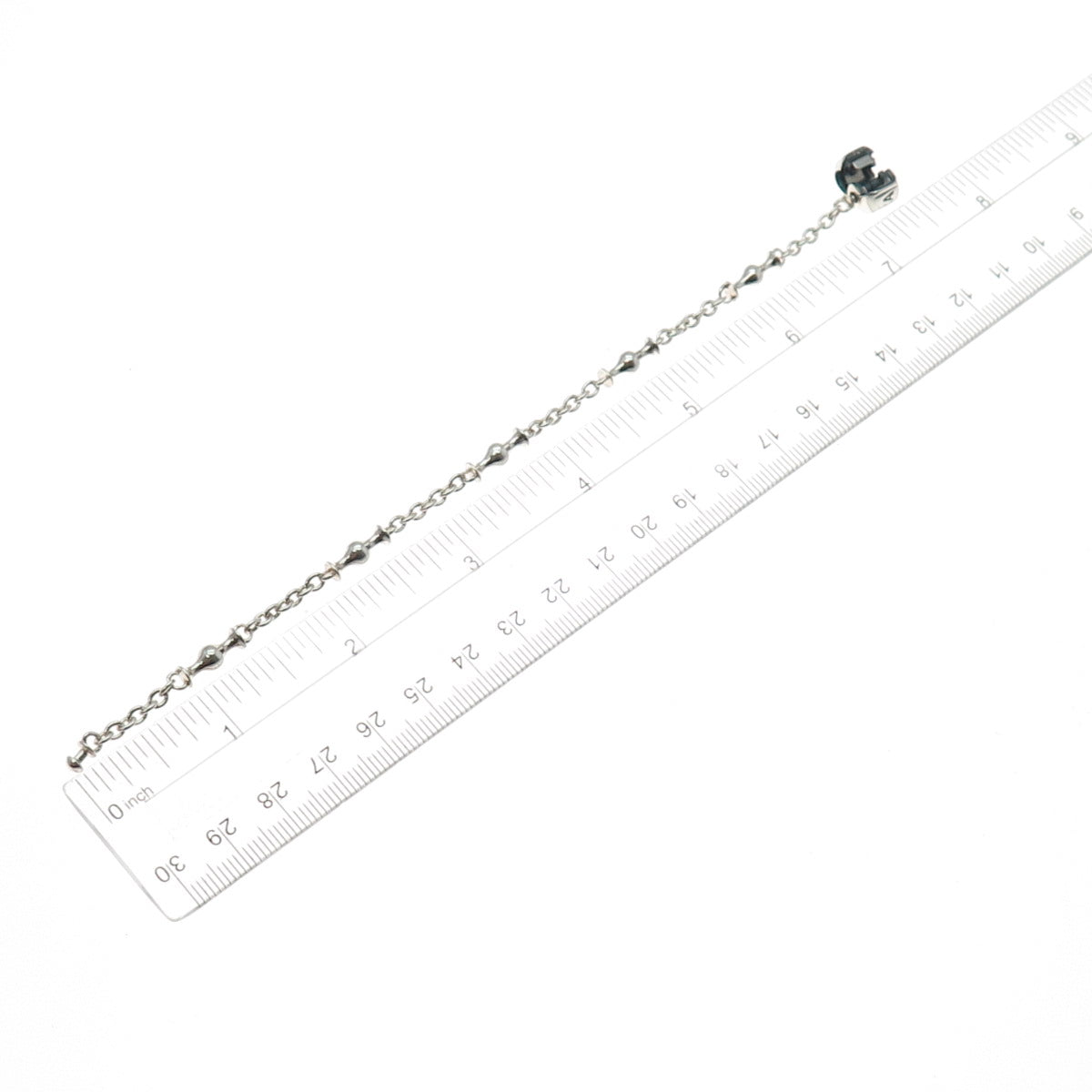 PANDORA 925 Sterling Silver Station Clip Capture Bracelet 7"