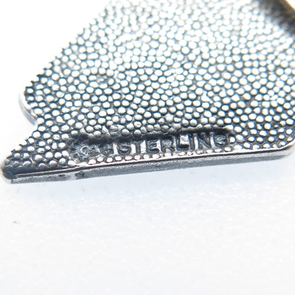 MAISELS INDIAN TRADING Sterling Silver Vintage Nevada State Map Charm Pendant