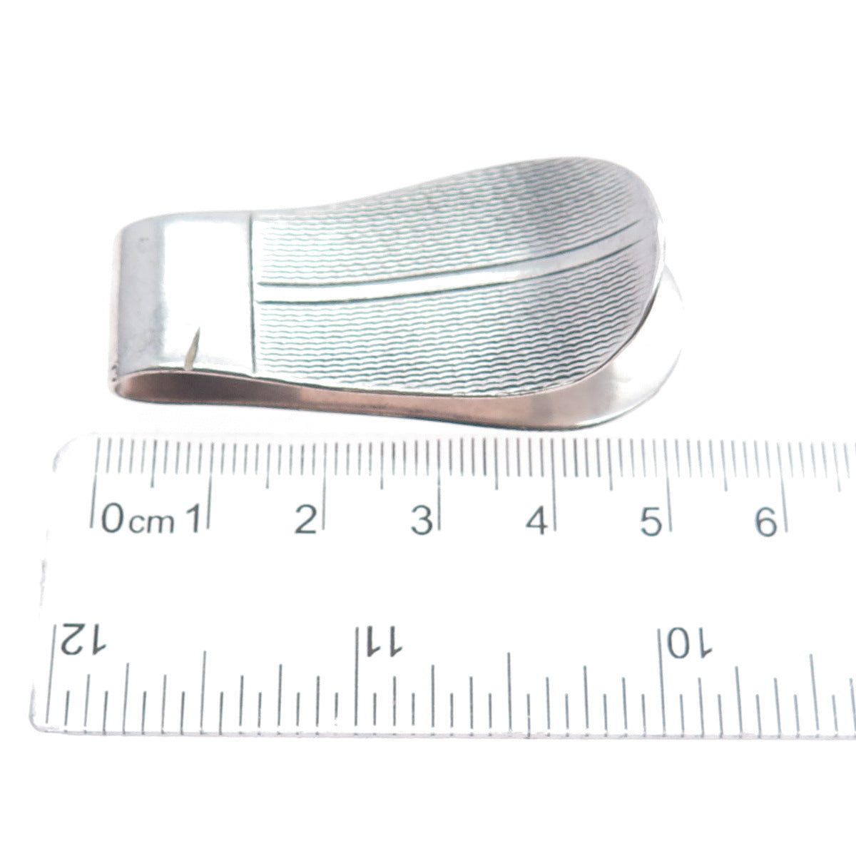 INDUSTRIA ARGENTINA 925 Sterling Silver Vintage Modernist Money Clip