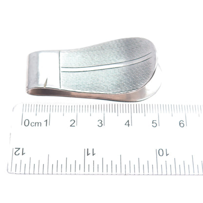 INDUSTRIA ARGENTINA 925 Sterling Silver Vintage Modernist Money Clip