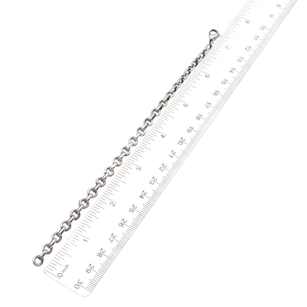 Tiffany & Co. 925 Sterling Silver Vintage Rolo Link Bracelet 6.75"