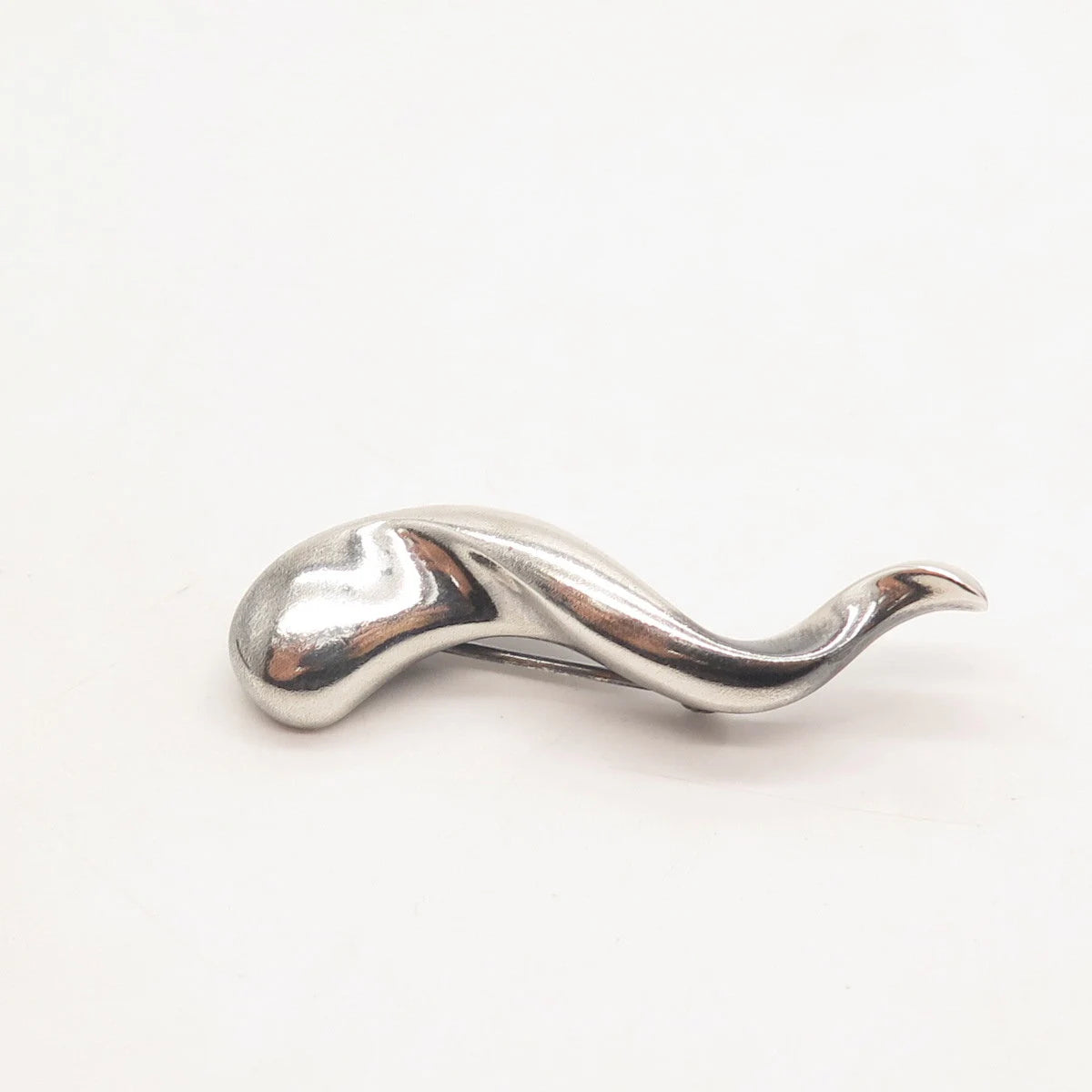 925 Sterling Silver Vintage Journey Pin Brooch
