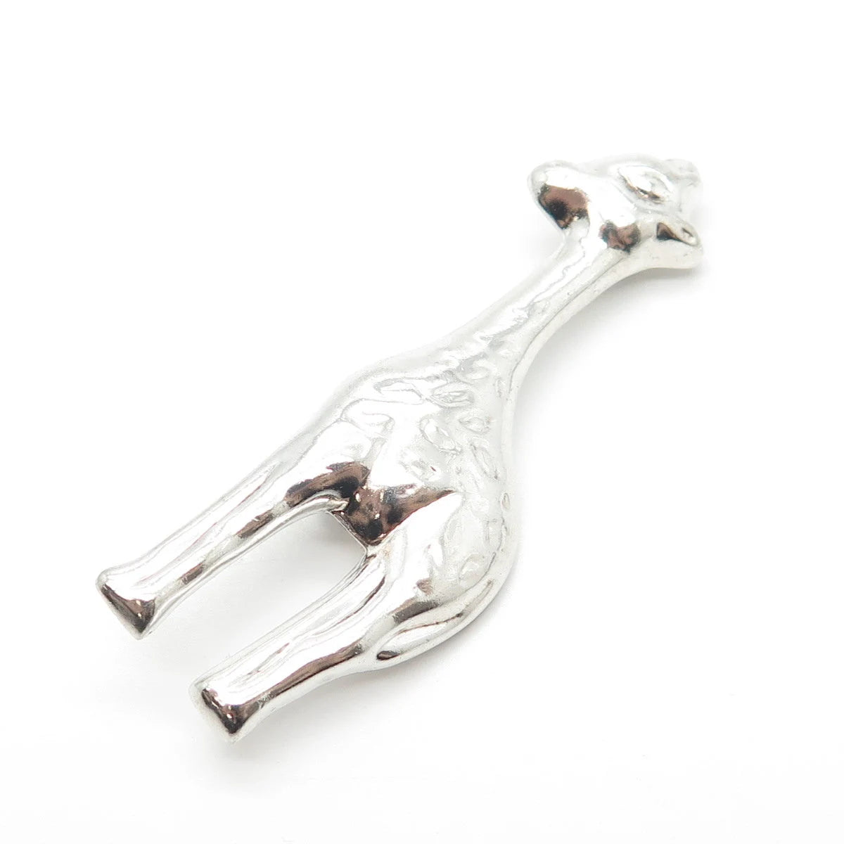 925 Sterling Silver Vintage Giraffe Pin Brooch