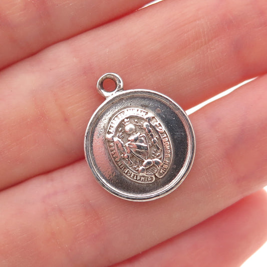 925 Sterling Silver Vintage West Philadelphia High School Charm Pendant