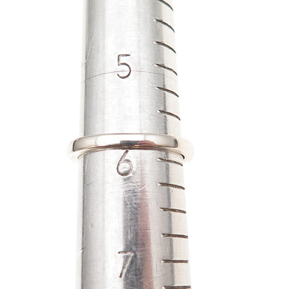 925 Sterling Silver Real MOP & C Z Spiral Bypass Ring Size 6