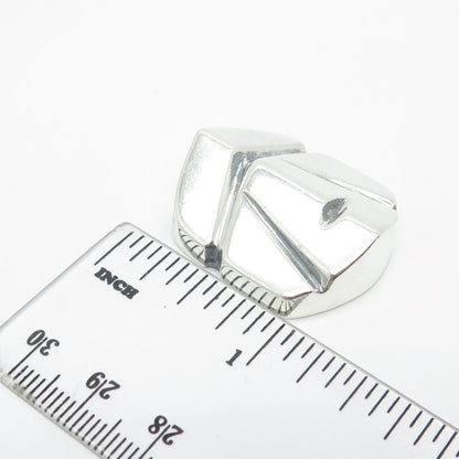 925 Sterling Silver Vintage Abstract Pendant