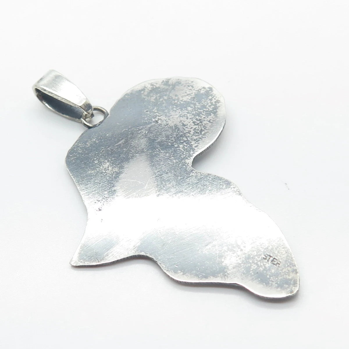 925 Sterling Silver Vintage "Ballo" Island Pendant