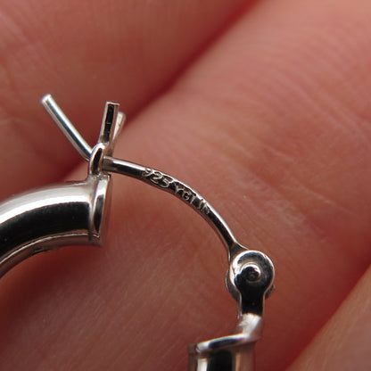 925 Sterling Silver Hoop Earrings