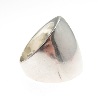 ROSS SIMONS 925 Sterling Silver Vintage Modernist Ring Size 5.25