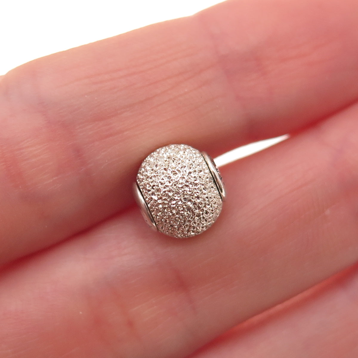Pandora 925 Sterling Silver C Z Essence Wisdom Slide Bead Charm