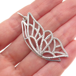 Pandora 925 Sterling Silver Round-Cut C Z Butterfly Pendant