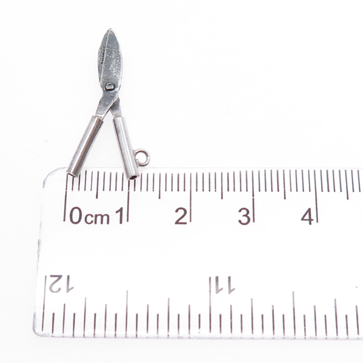 925 Sterling Silver Antique Art Deco Mexico Flower Cutter Movable Charm Pendant