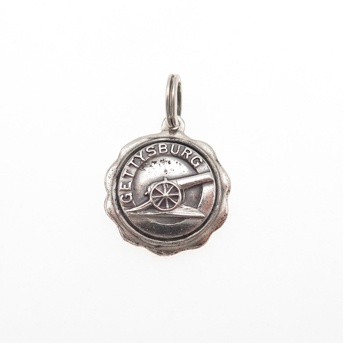 BATES & KLINKE 925 Sterling Silver Vintage Gettysburg Mini Charm Pendant