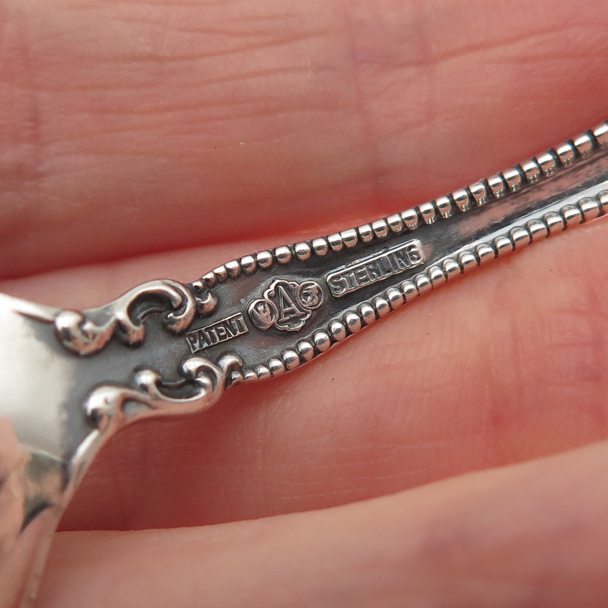 ALVIN Sterling Silver Antique Art Deco New Library Washington DC Coffee Spoon