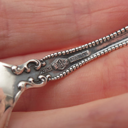 ALVIN Sterling Silver Antique Art Deco New Library Washington DC Coffee Spoon
