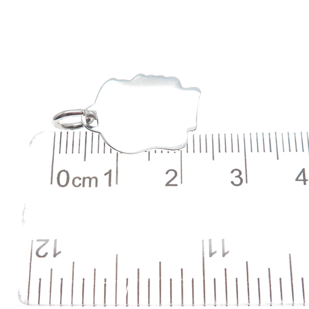 A & Z 925 Sterling Silver Vintage Girl's Face Profile Minimalist Charm Pendant