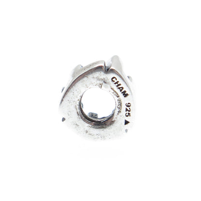 CHAMILIA 925 Sterling Silver Letter F Initial Bead Charm