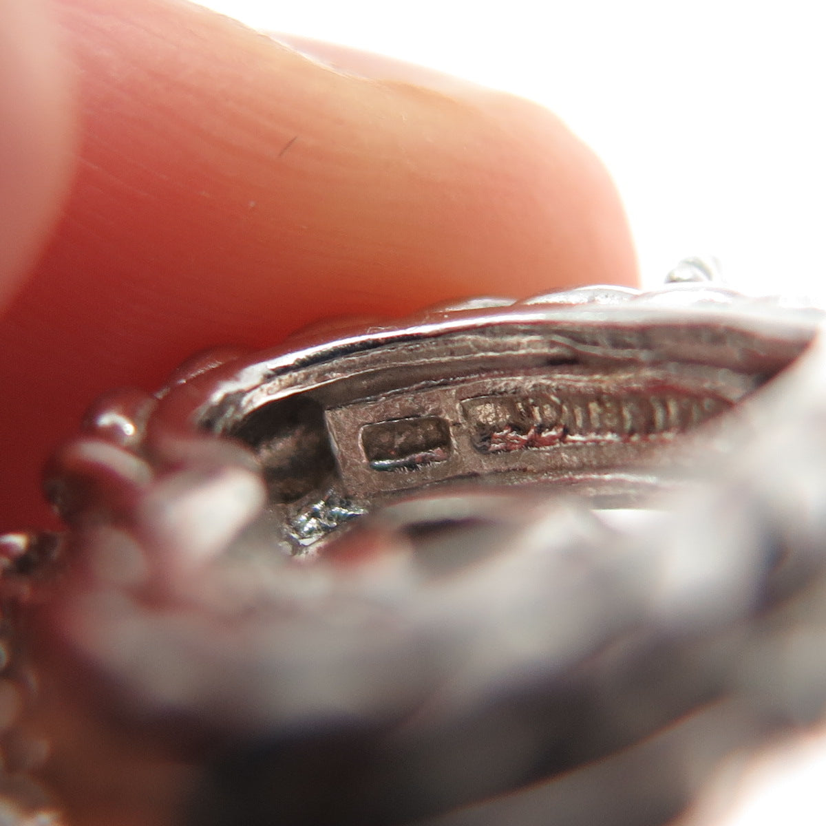 JUDITH RIPKA 925 Sterling C Z Interchangeable Heart Charm Omega Back Earrings