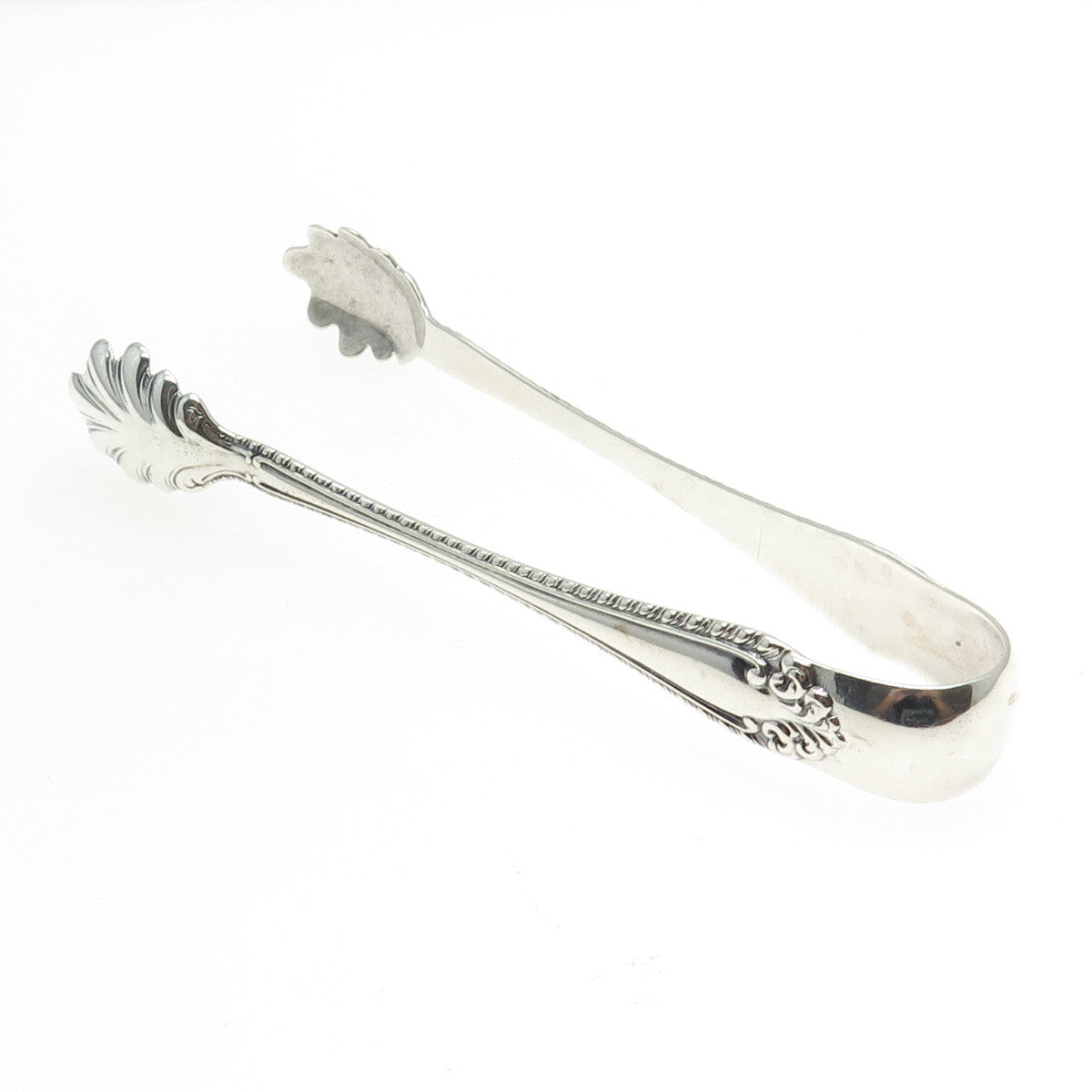 ALVIN 925 Sterling Silver Antique Art Deco 1910 Melrose Sugar Tongs
