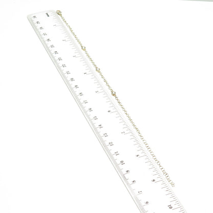 925 Sterling Silver Gold Plated Round-Cut C Z Adjustable Bracelet 7-9.25"