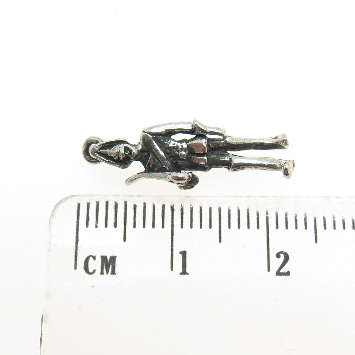 925 Sterling Silver Antique Art Deco Royal Guard 3D Pendant