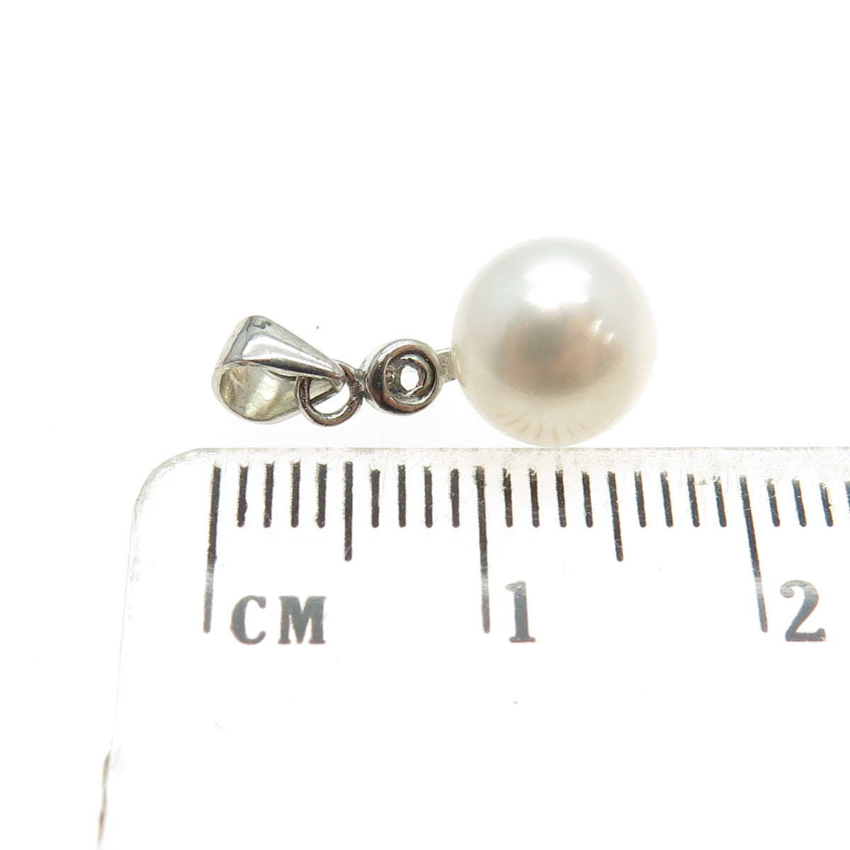 925 Sterling Silver Real Pearl Minimalist Pendant