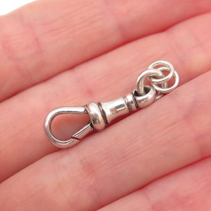 Samuel Smith Sterling Silver Antique 1902 Birmingham Bracelet / Necklace Lock