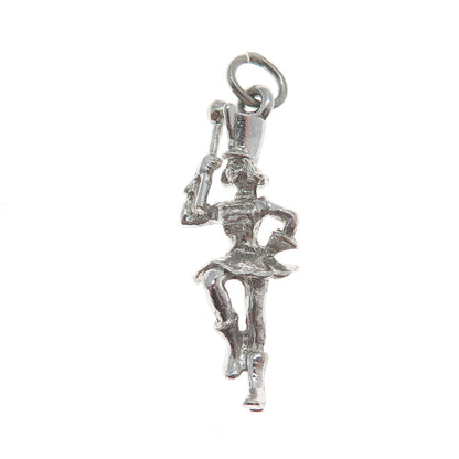 925 Sterling Silver Vintage Grand Marshall Parade 3D Charm Pendant