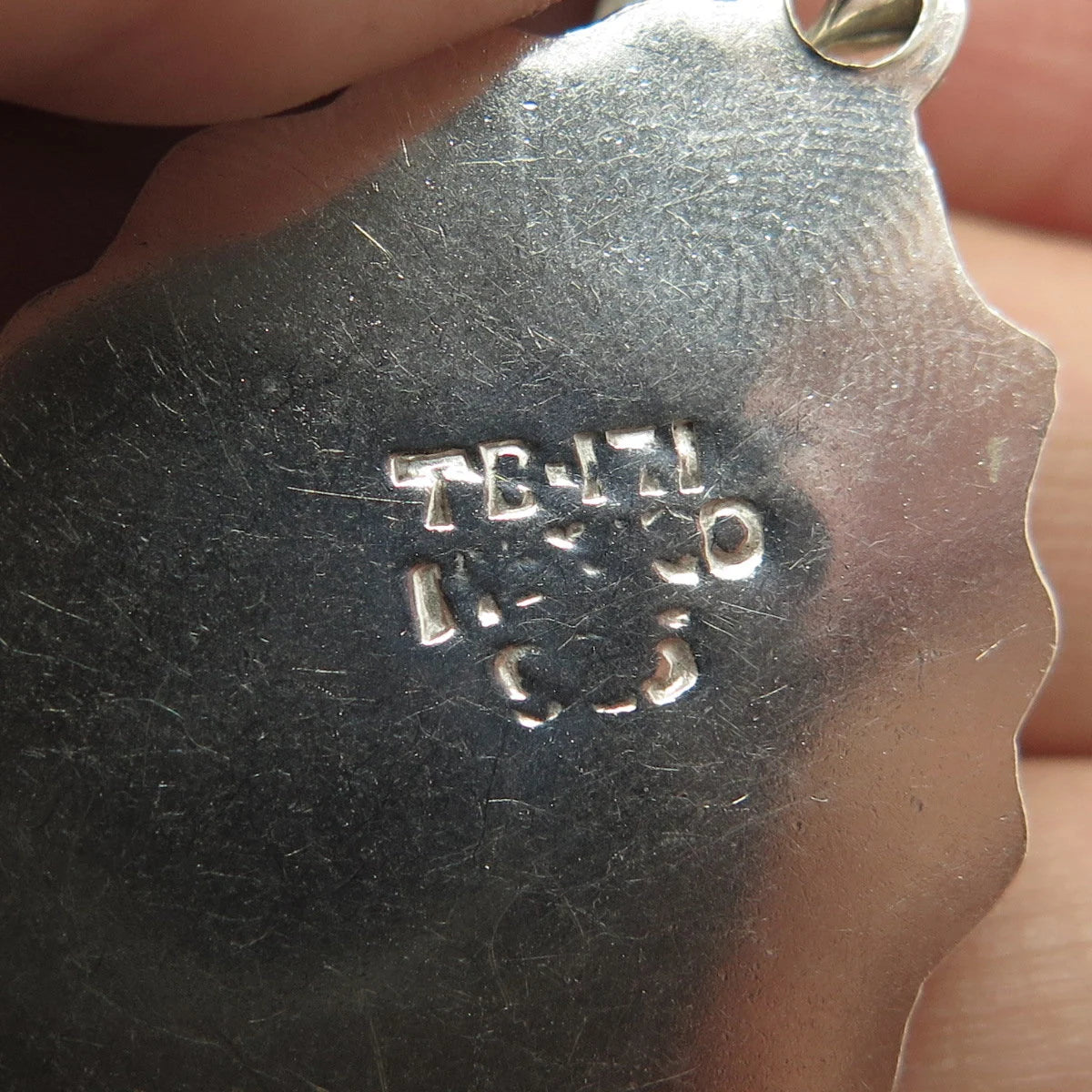 925 Sterling Silver 2-Tone Vintage Mexico Flower Pendant