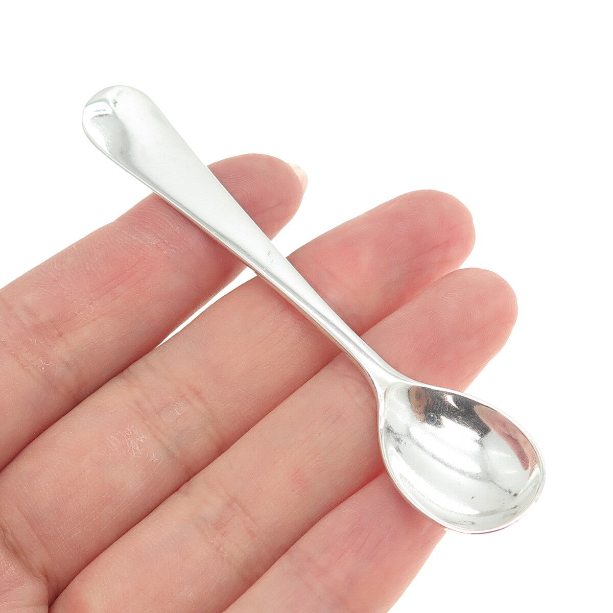 PETER GUILLE 925 Sterling Silver Vintage London 1952 Salt & Spices Spoon